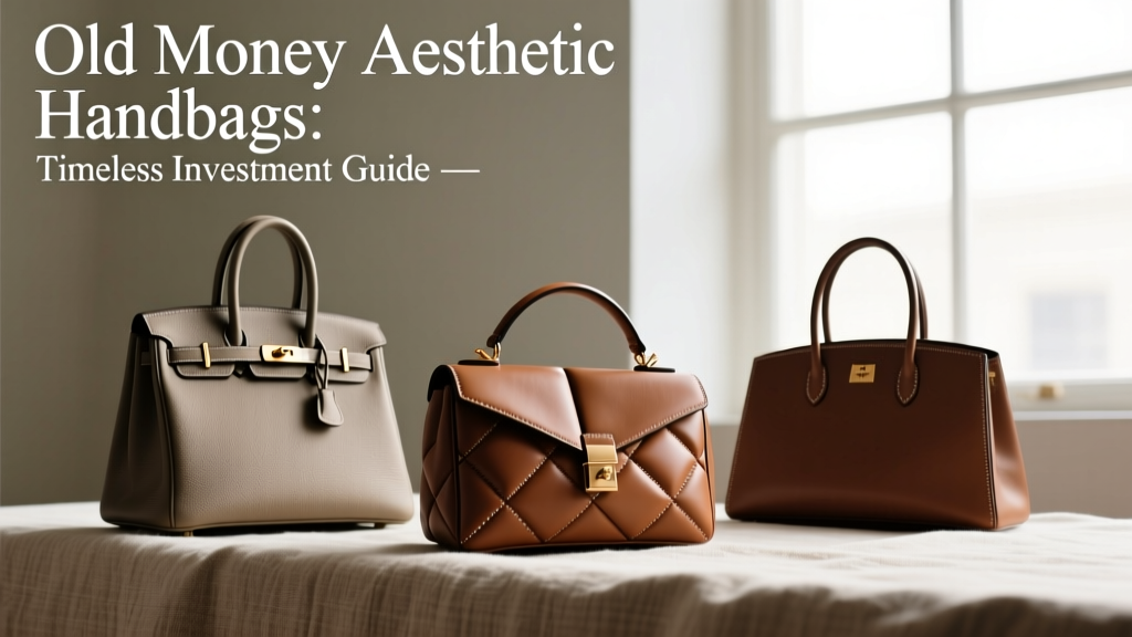 Old Money Aesthetic Handbags: Timeless Investment Guide