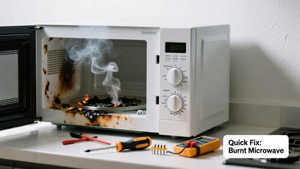 Microwave Smells Burning in Kitchen: Quick Fixes