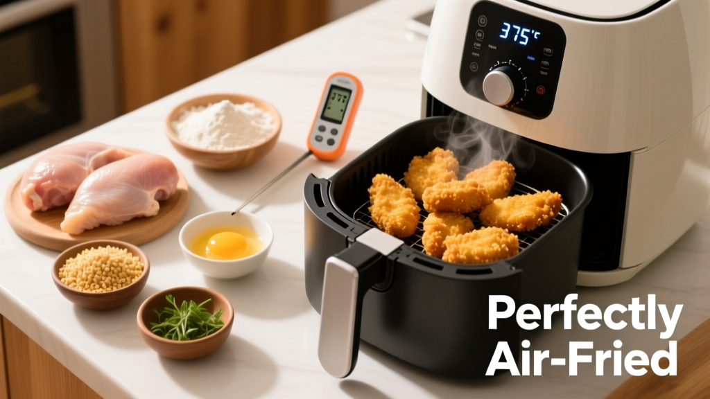 How to Air Fry Breaded Chicken Nuggets Perfectly