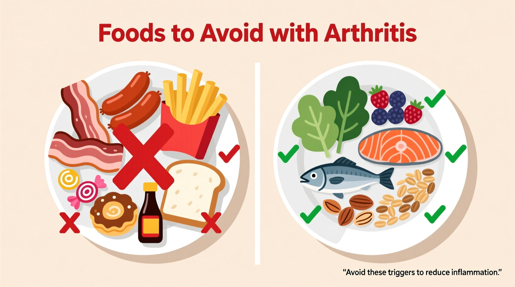 what foods not to eat with arthritis