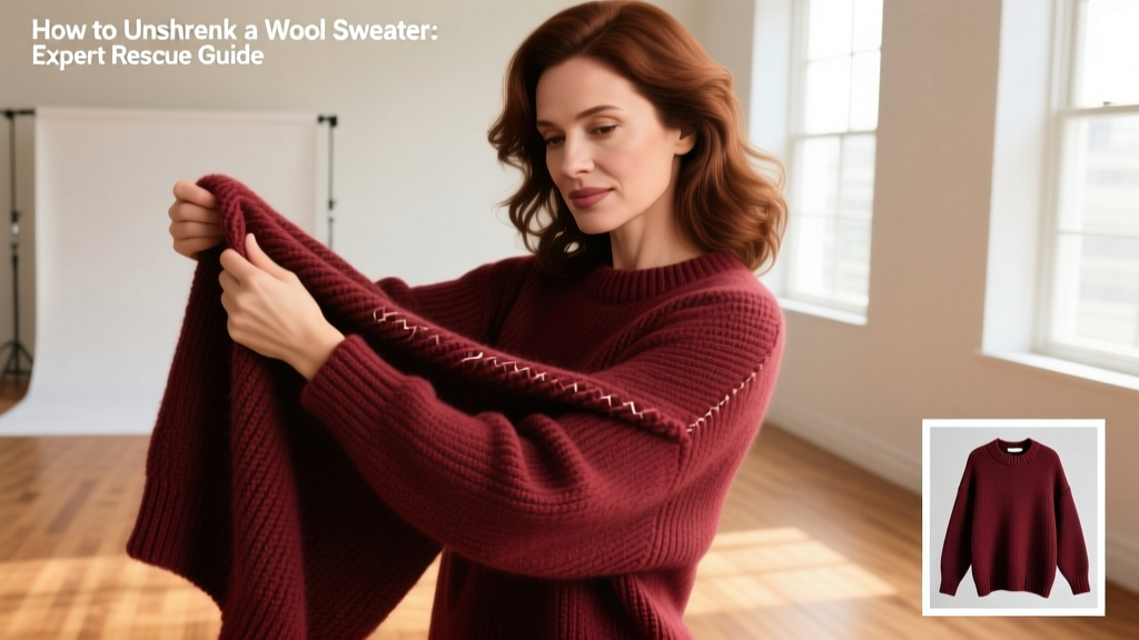 How to Unshrink a Wool Sweater: Expert Rescue Guide