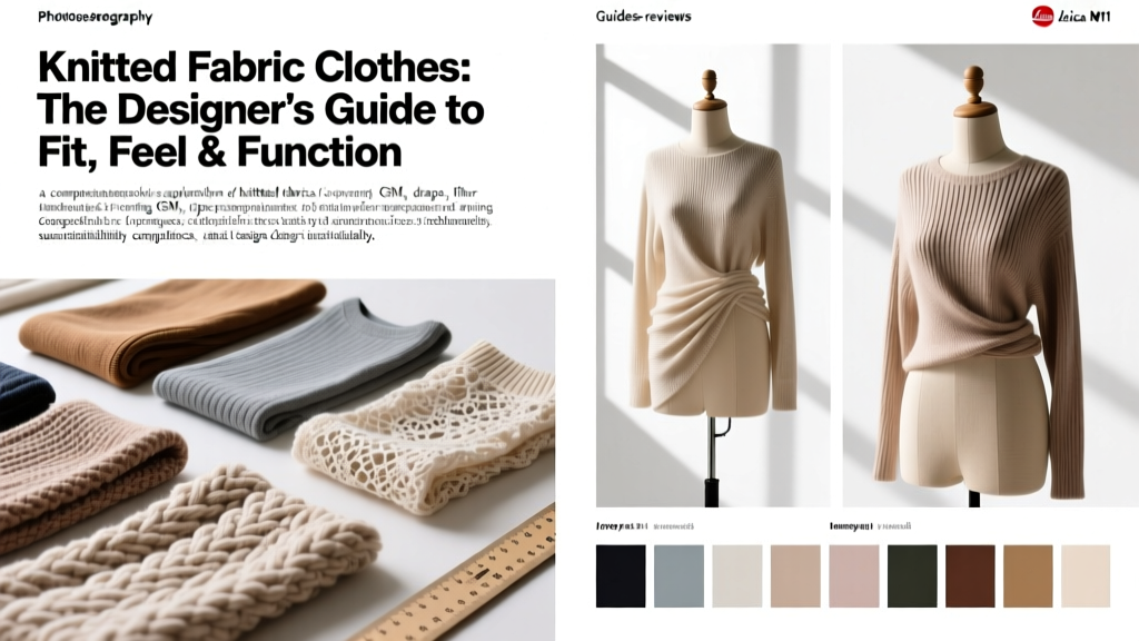 Knitted Fabric Clothes: The Designer’s Guide to Fit, Feel & Function