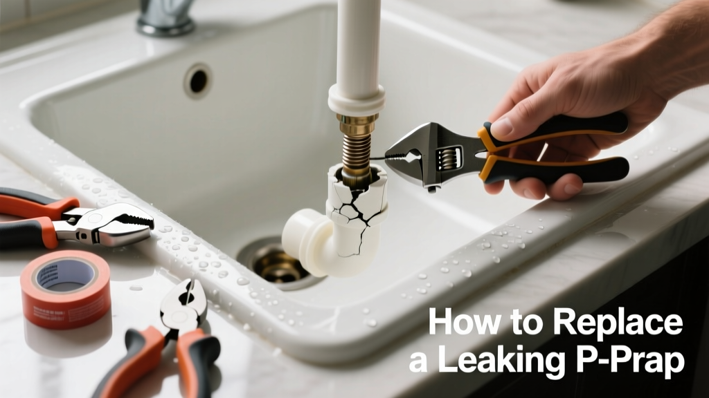 How to Replace a Leaking P-Trap's Faulty Part