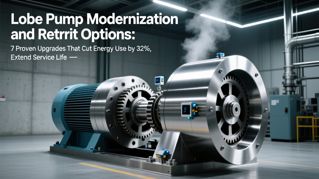 Lobe Pump Retrofit: 32% Energy Savings, 8+ Years Life