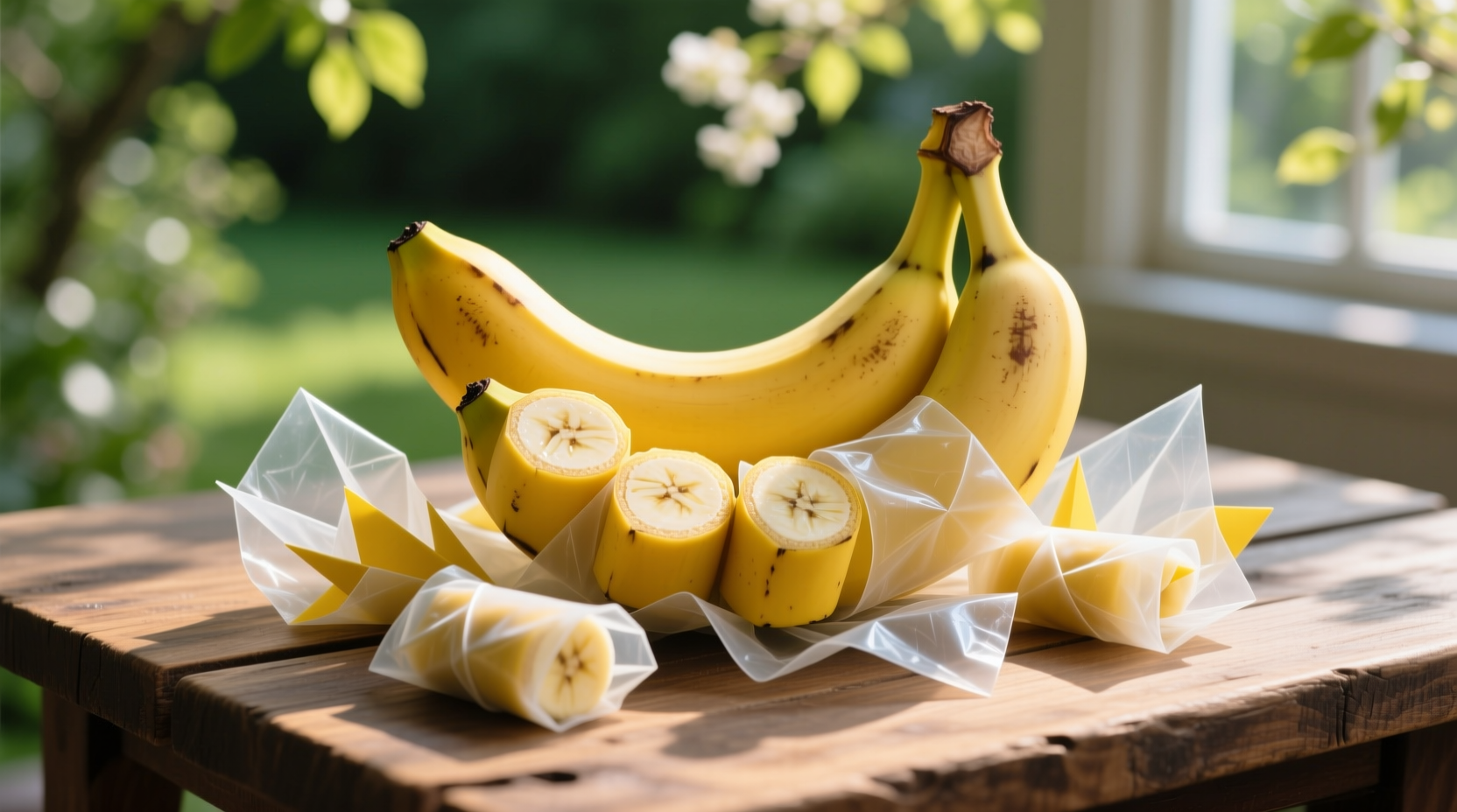 bananas and spring roll wrappers are all you need for t