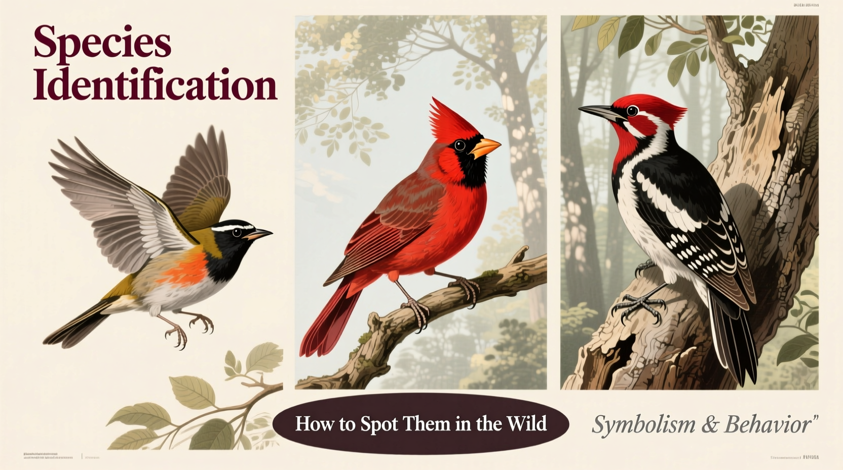 what bird has a red head