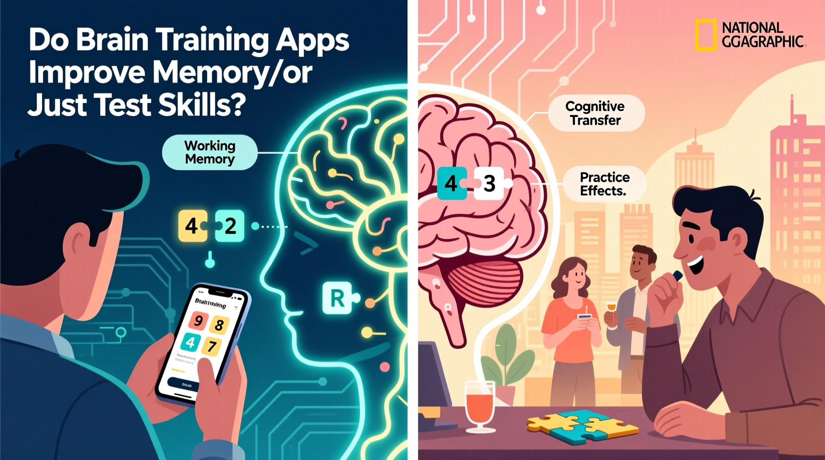 do brain training apps improve memory or just test skills