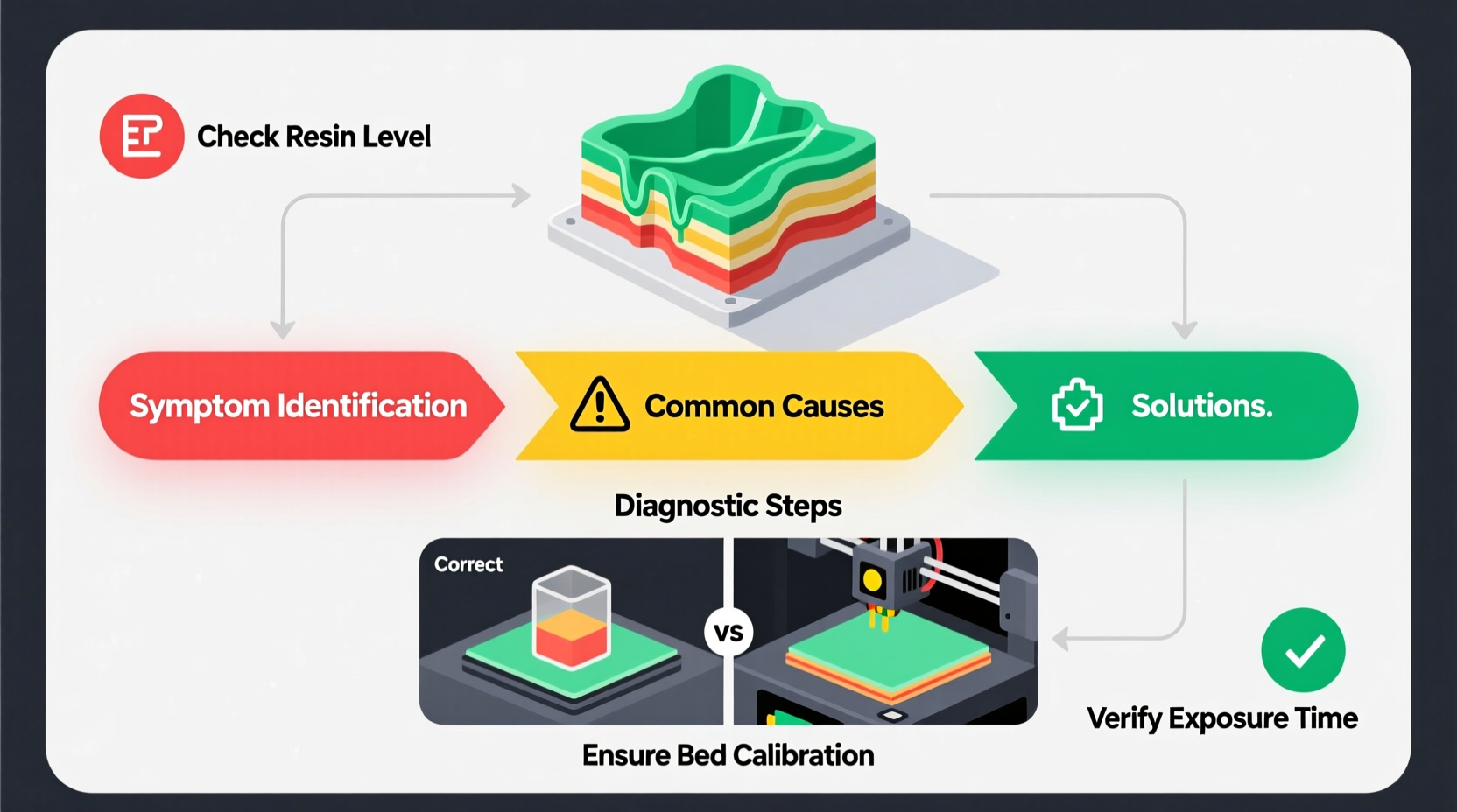 why is my resin print failing halfway through troubleshooting guide