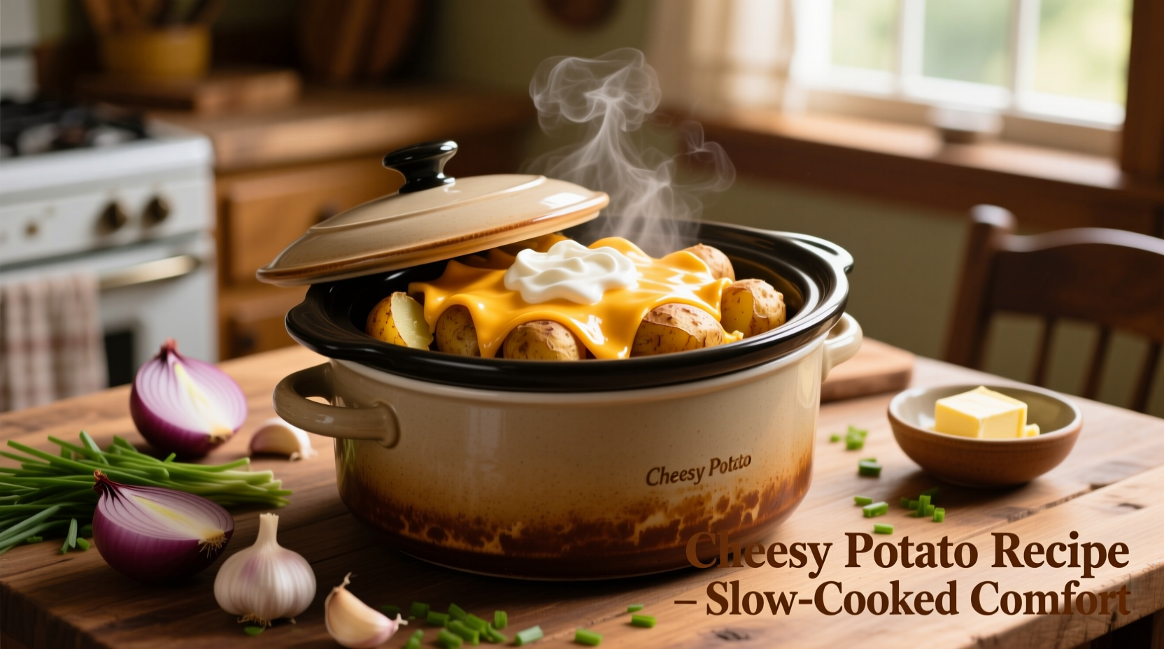 Perfect Cheesy Potato Recipe for Crock Pot (4-Step Method)