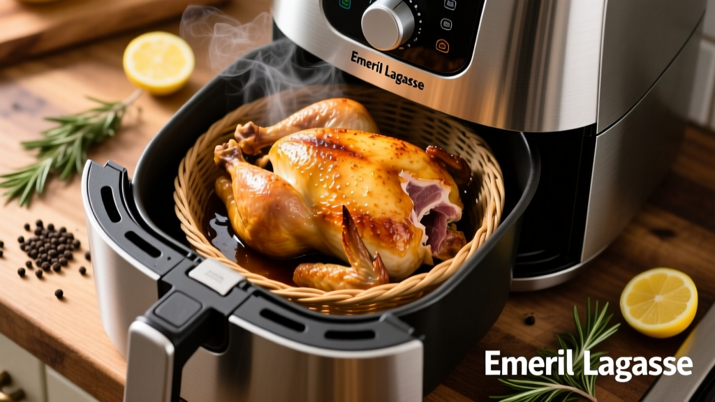 Roasted Chicken in Emeril Lagasse Air Fryer: Crispy & Juicy