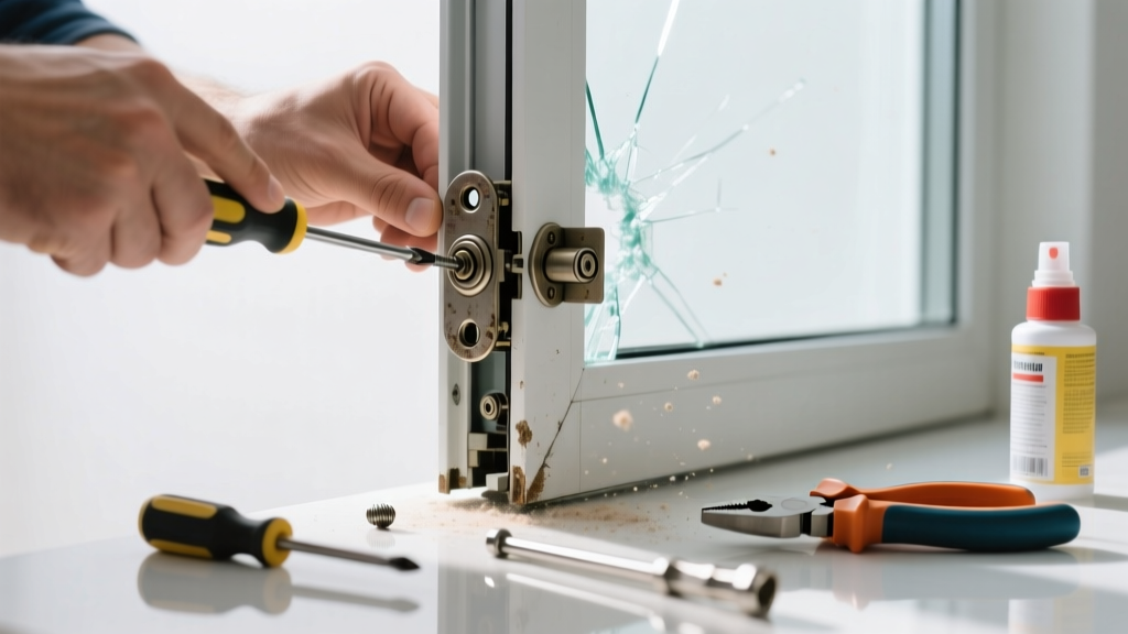 Fixing a Sliding Glass Door Lock That’s Broken or Stuck