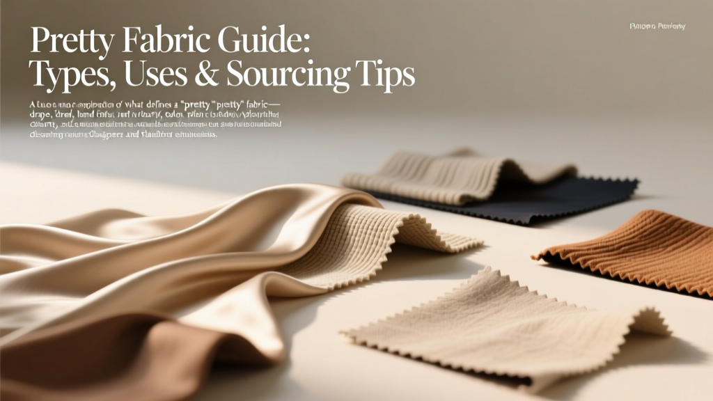 Pretty Fabric Guide: Types, Uses & Sourcing Tips