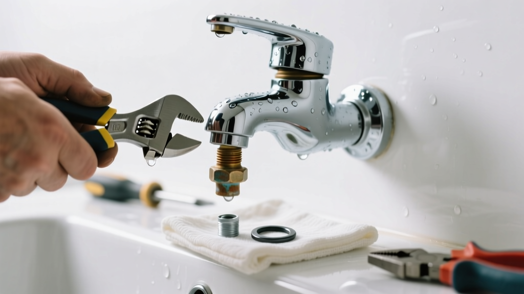 Fixing a Blender Leaking in the Bathroom