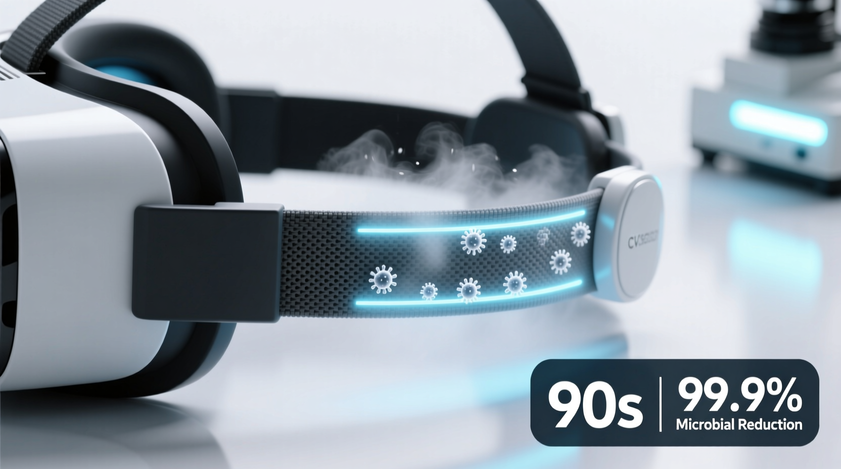 eco friendly vr strap sanitization