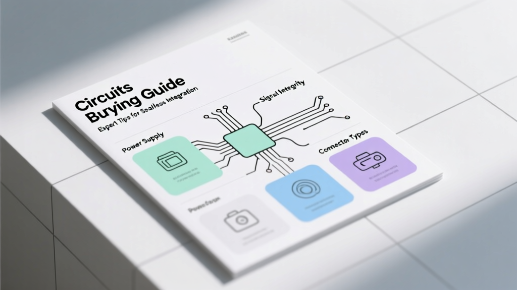 Circuits Buying Guide: How to Choose the Right Electronic Circuits for Your Project