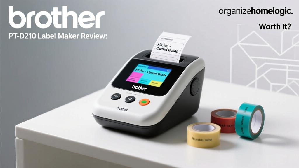 Brother PT-D210 Label Maker Review: Worth It?