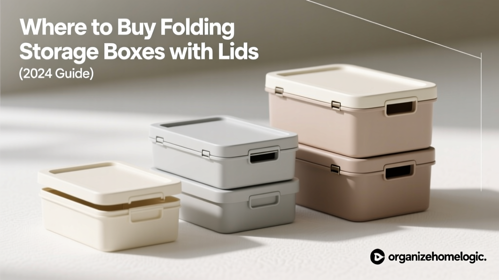 Where to Buy Folding Storage Boxes with Lids (2024 Guide)