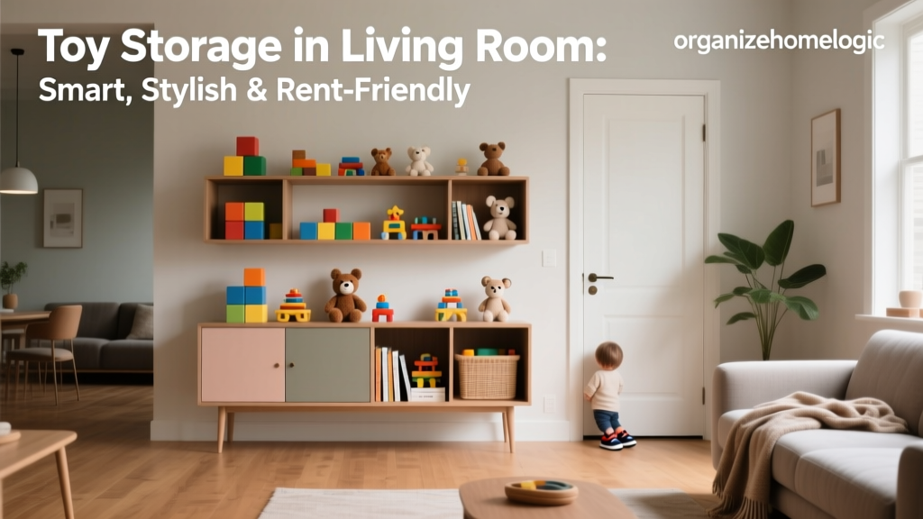 Toy Storage in Living Room: Smart, Stylish & Rent-Friendly