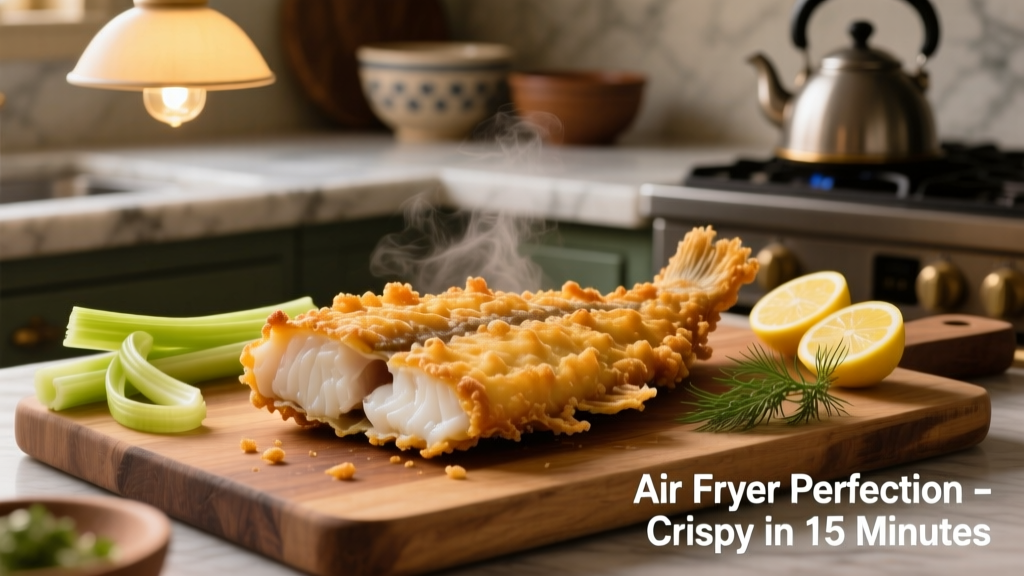 Crispy Frozen Beer Battered Cod in Air Fryer (Easy!)