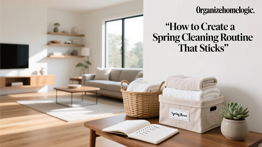How to Create a Spring Cleaning Routine That Sticks