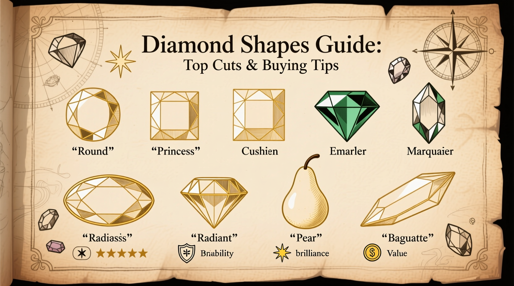 diamond shapes