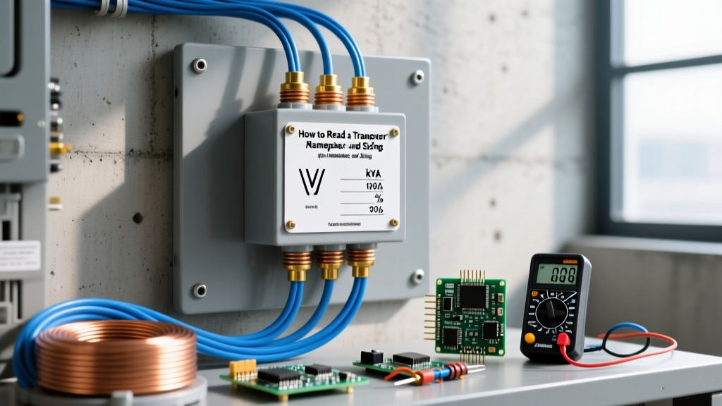 How to Read a Transformer Nameplate: Ratings, Impedance, and Sizing