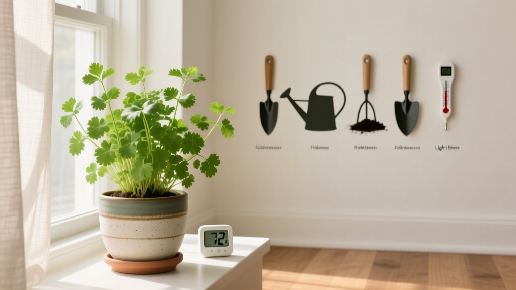 Indoor Cilantro Not Growing? Fix Timing & Zone Mistakes