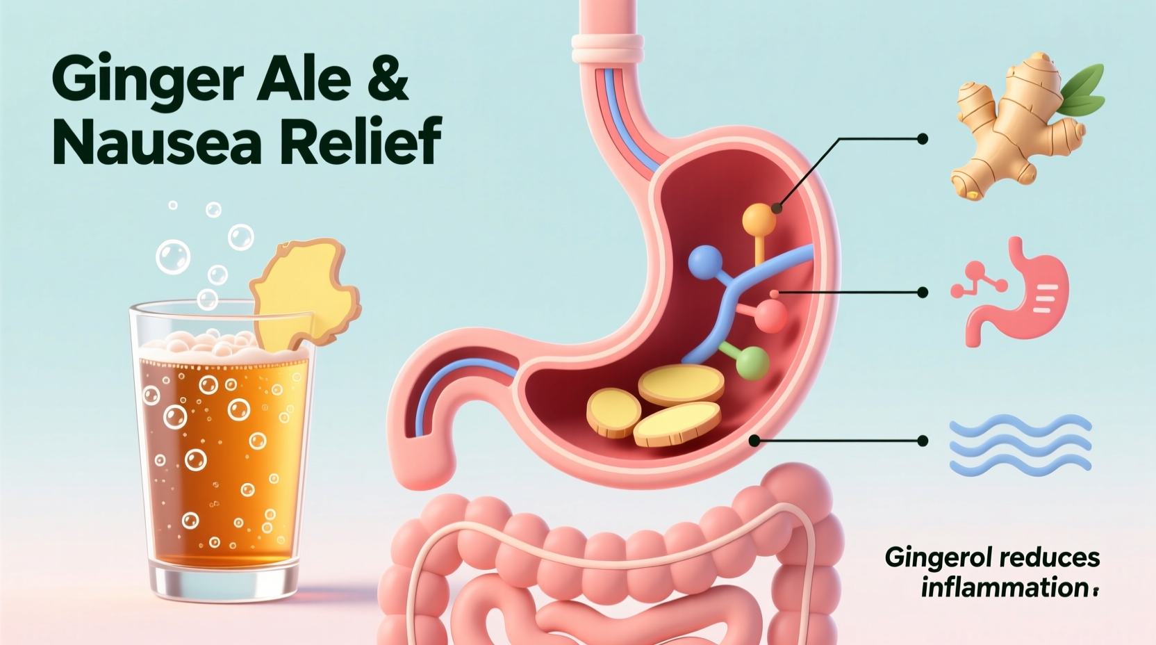 Qualitätsmerkmale für frischen Ingwer gegen Übelkeit