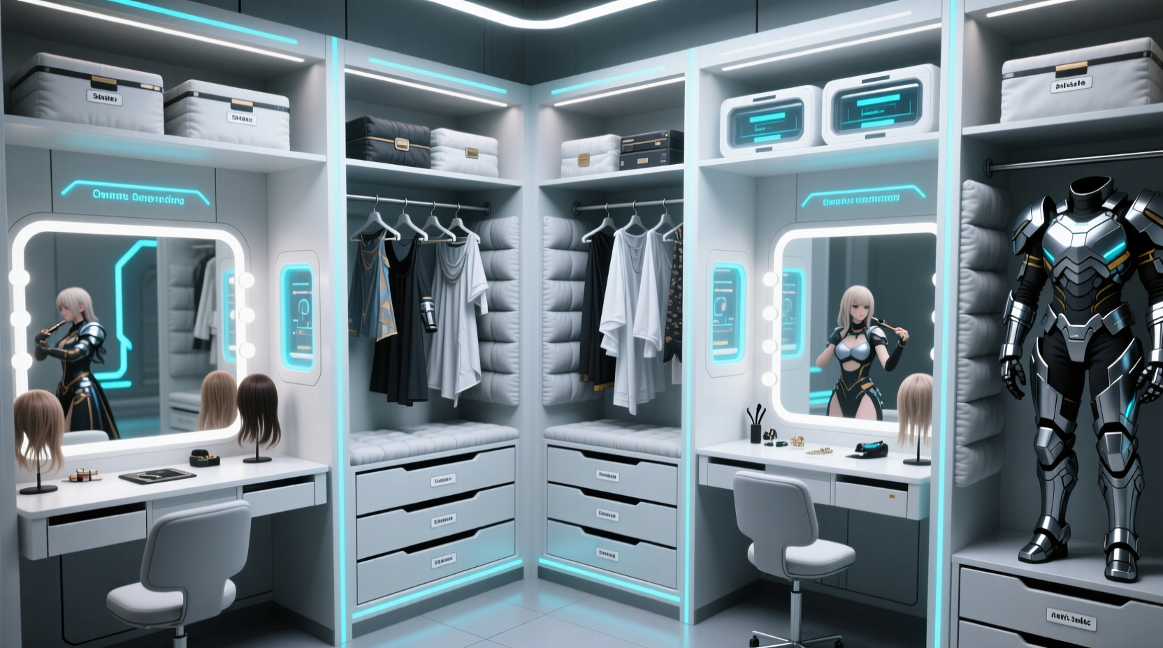 anime con closet organization tips