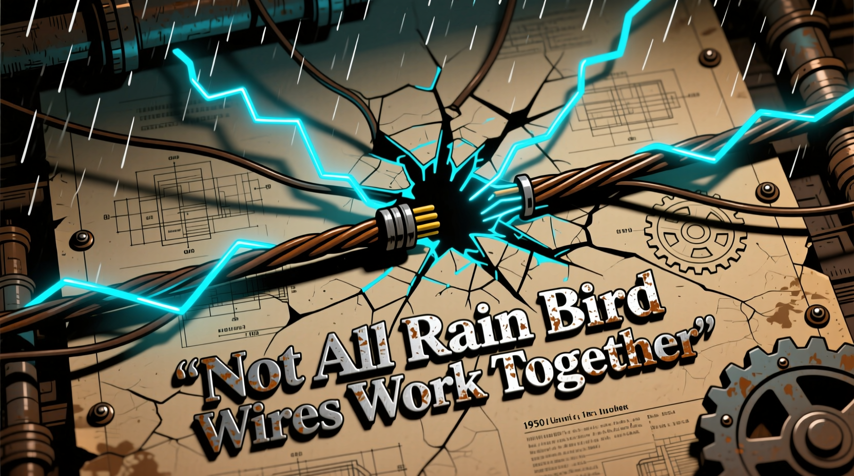do all of the wires for rain bird work together
