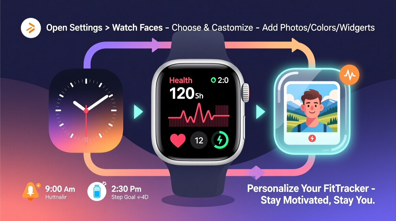 how to personalize your fitness tracker with custom watch faces and alerts