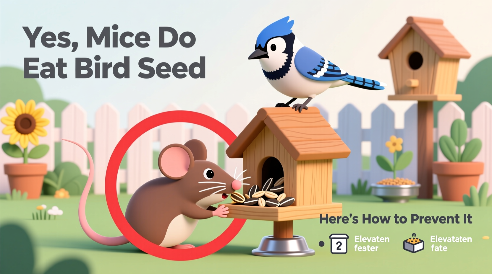 do mice eat bird seed