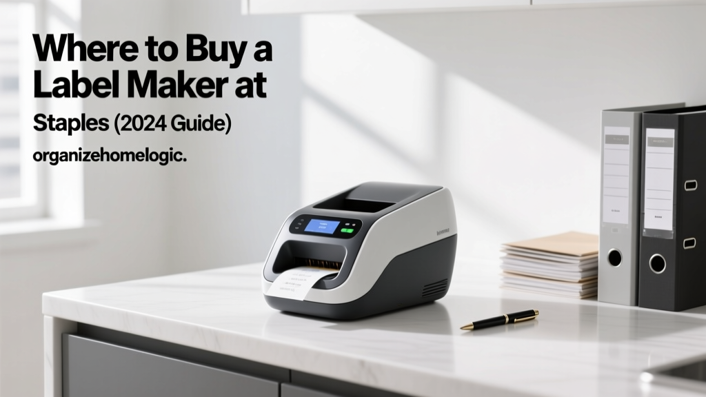 Where to Buy a Label Maker at Staples (2024 Guide)