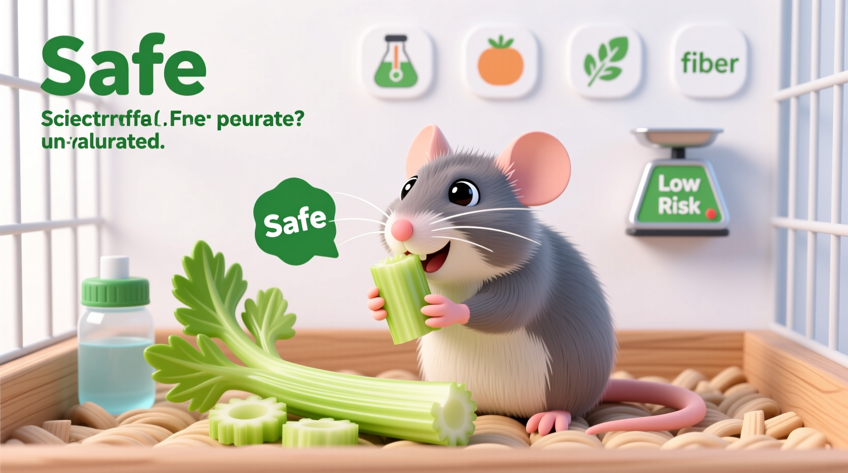 can celery be safely fed to pet rats