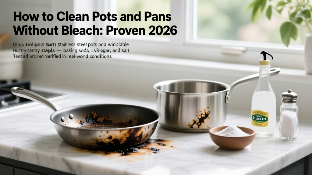 How to Clean Pots and Pans Without Bleach: Proven 2026