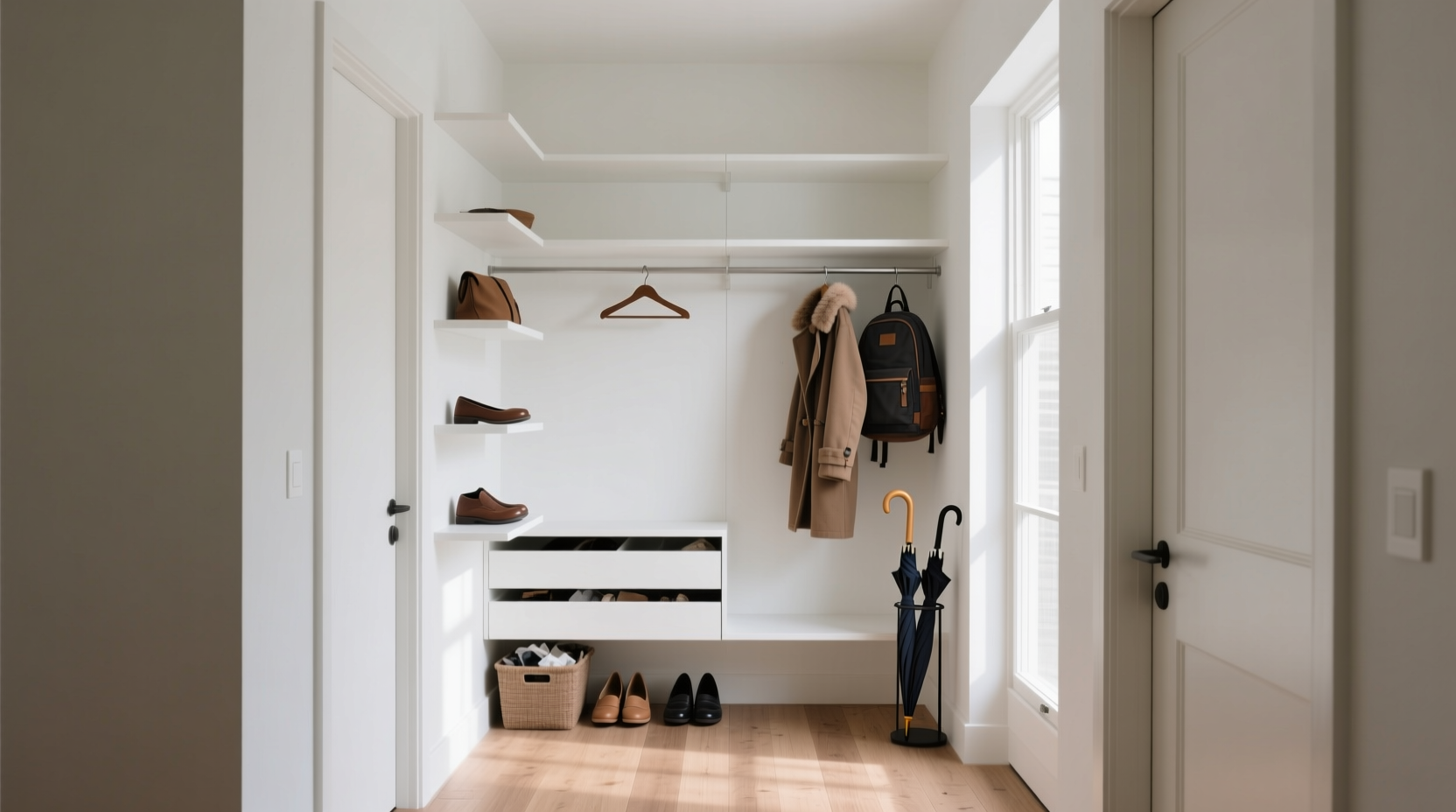 items to never store in entryway closet