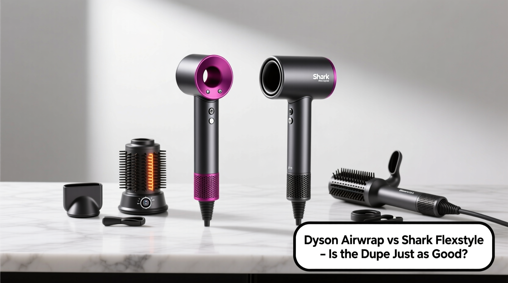 dyson airwrap vs shark flexstyle is the dupe just as good as the original