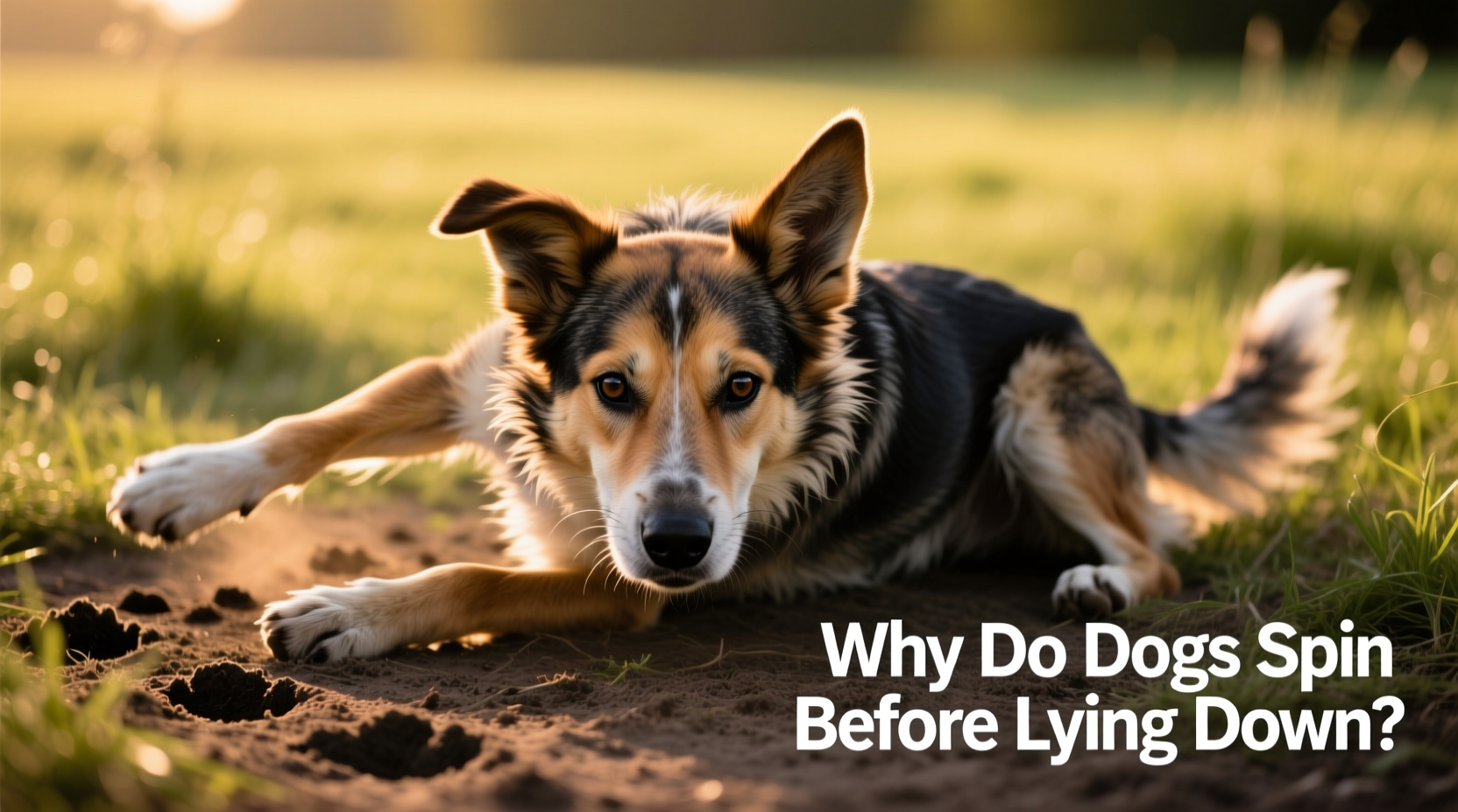 why do dogs spin before lying down evolutionary quirks