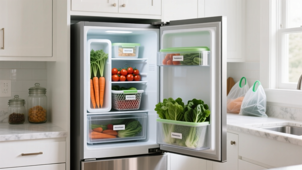 Renter-Friendly Fridge Storage for Vegetables