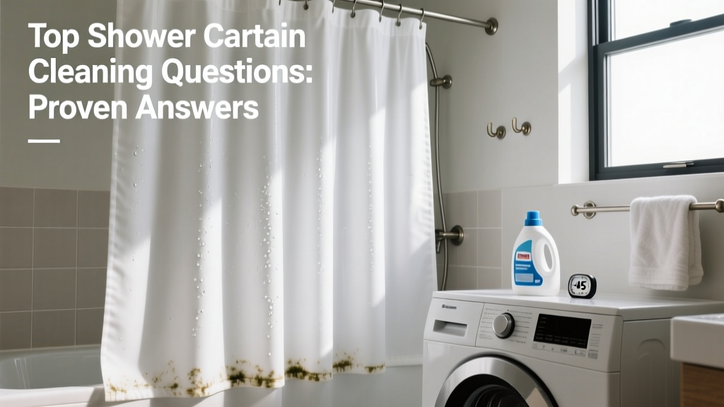 Top Shower Curtain Cleaning Questions: Proven Answers