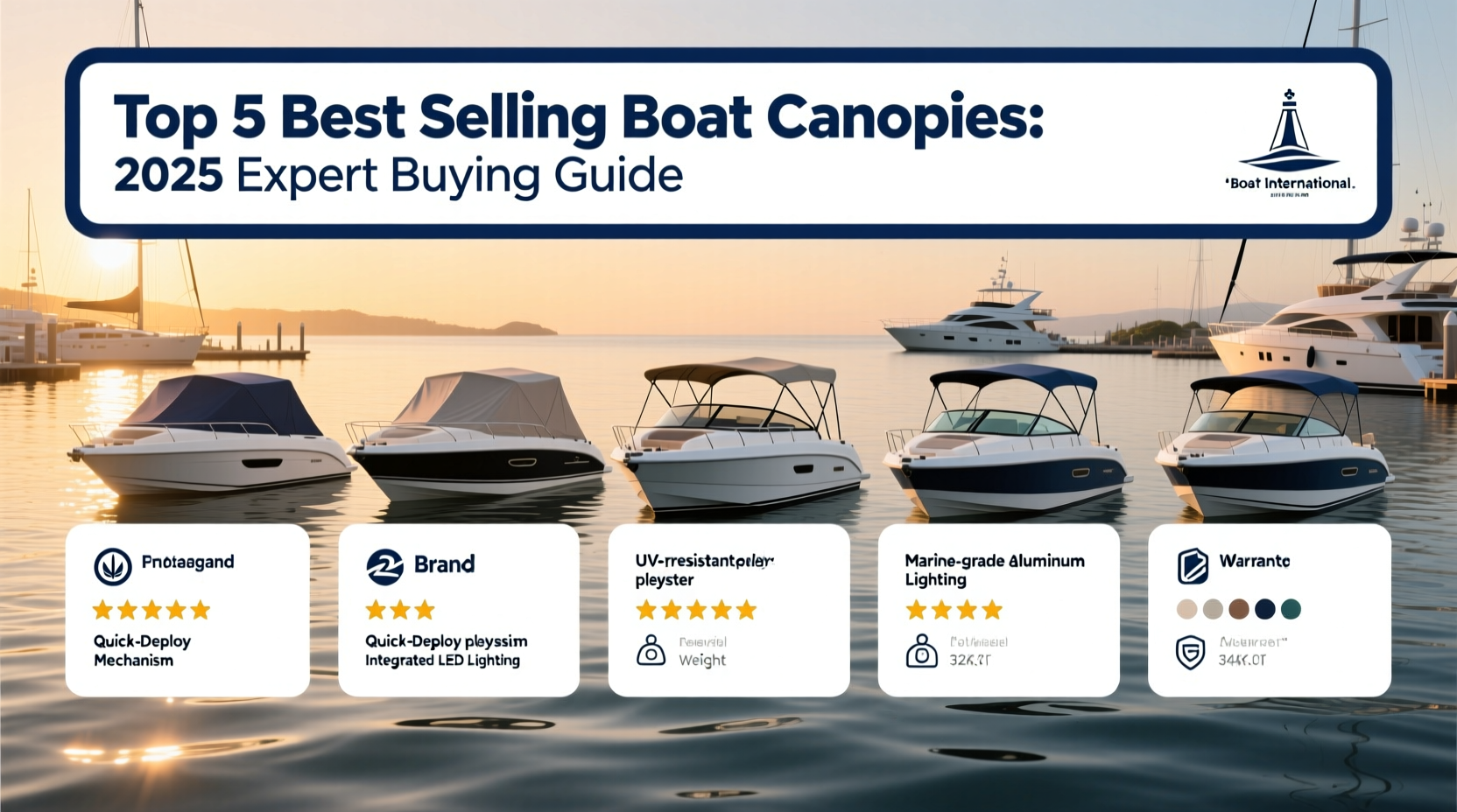 best selling boat canopy