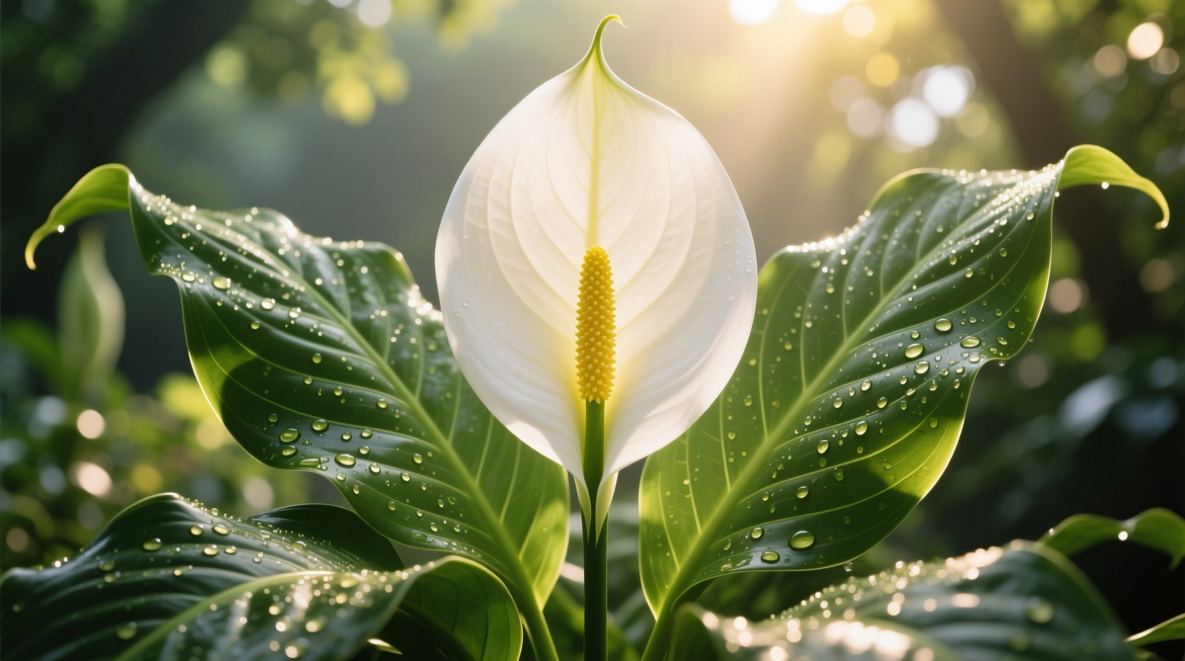 large peace lily