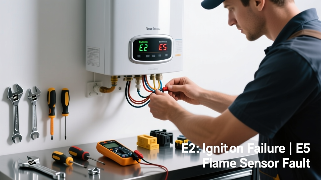 Fixing Tankless Water Heater Error Codes & Noise