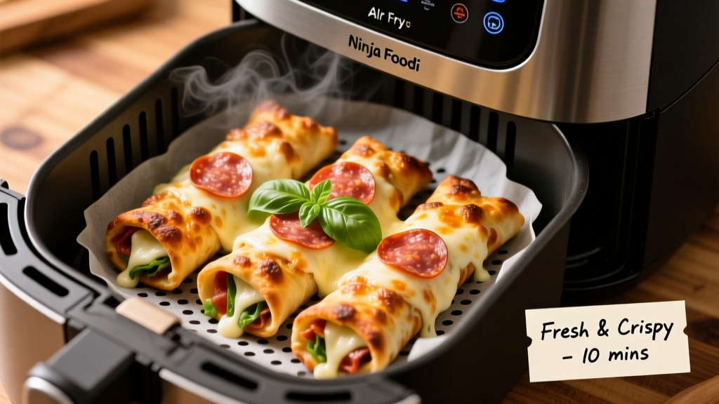 Perfect Pizza Rolls in Ninja Foodi Air Fryer
