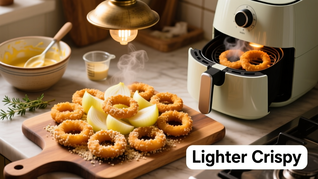 Air Fryer Onion Rings Calories: Crispy & Lighter