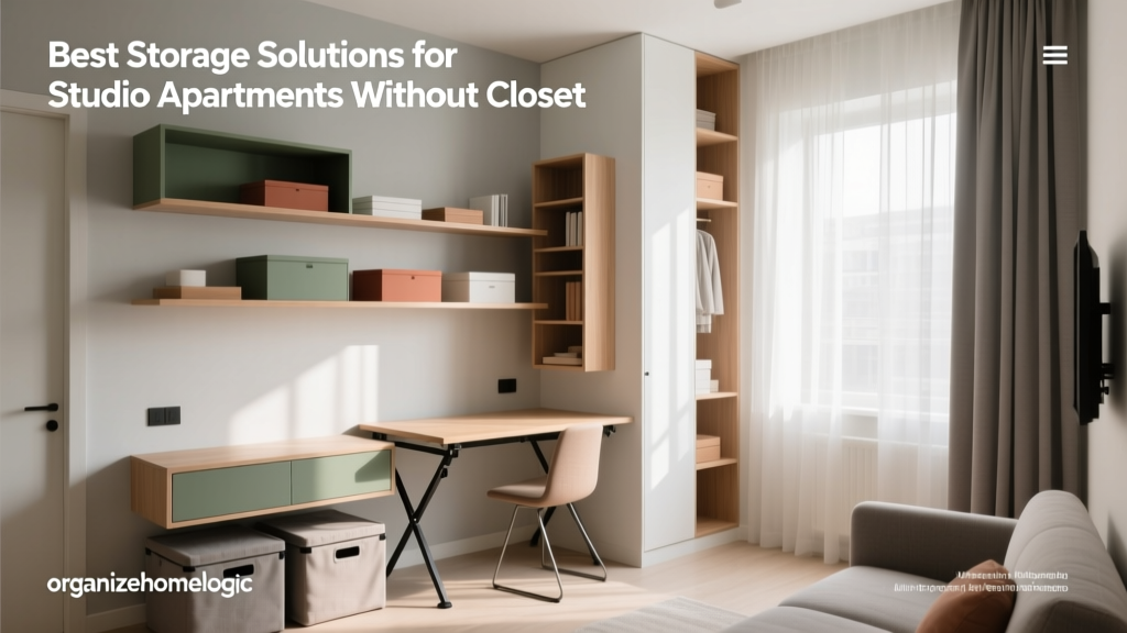Best Storage Solutions for Studio Apartments Without Closets