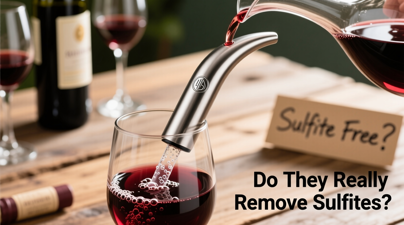 portable wine purifier sticks do they really remove sulfites effectively