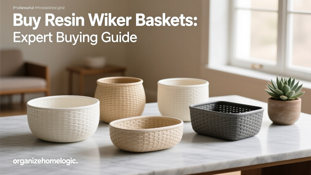 Buy Resin Wicker Baskets: Expert Buying Guide