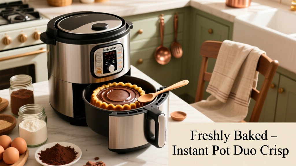 Baking a Cake in the Instant Pot Duo Crisp Air Fryer