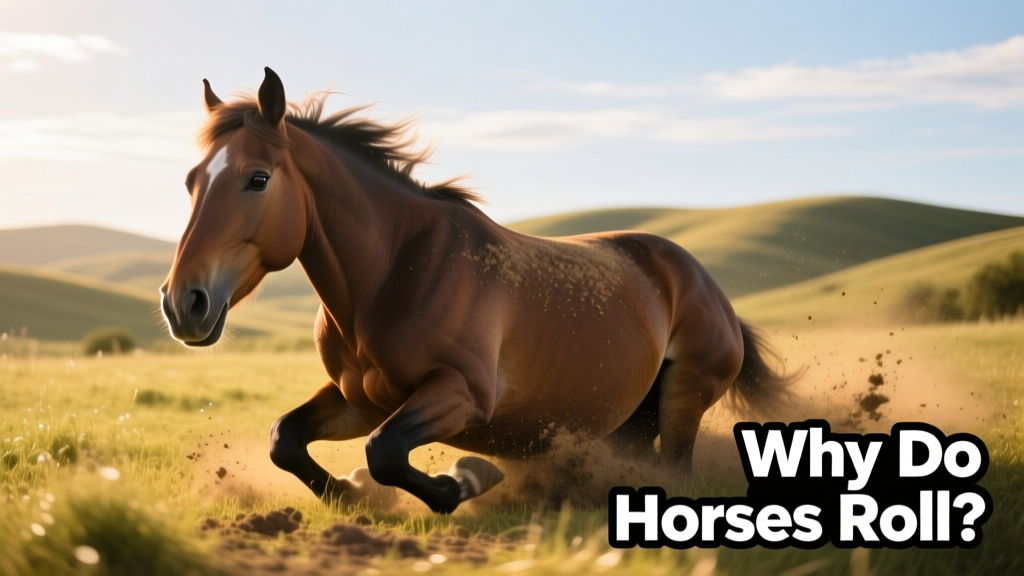 Why do horses roll?